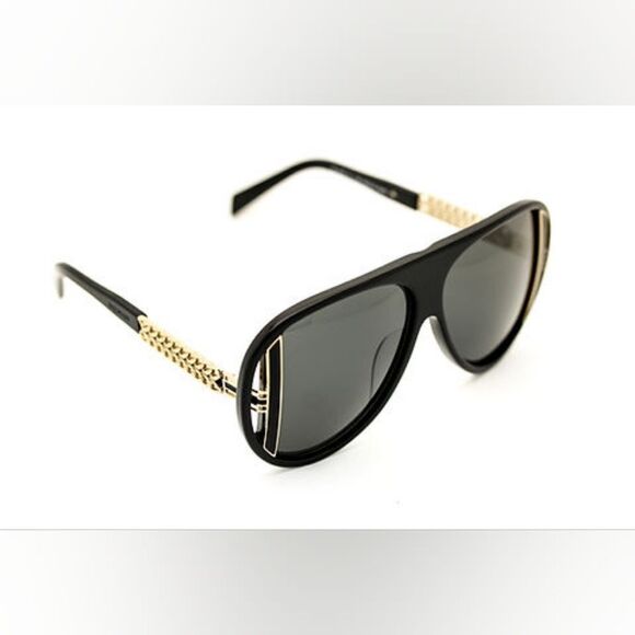 Authentic Balmain BL2061 01 Vintage Sunglasses BLK/GLD main image 7